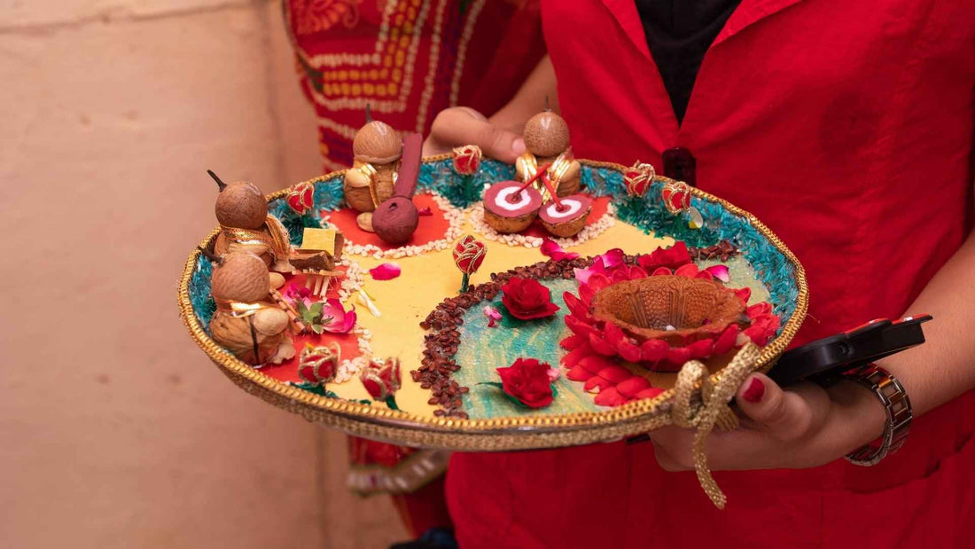 traditional pooja thali designs