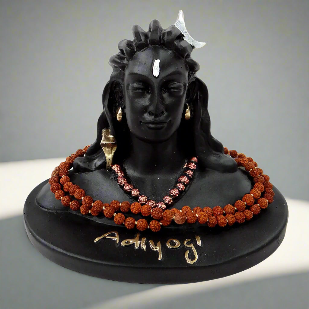 Resin Lord Shiva Adiyogi Statue – Inspired by Isha | Spiritual Home Decor Idol by Upharkaro | 23% OFF-Upharkaro
