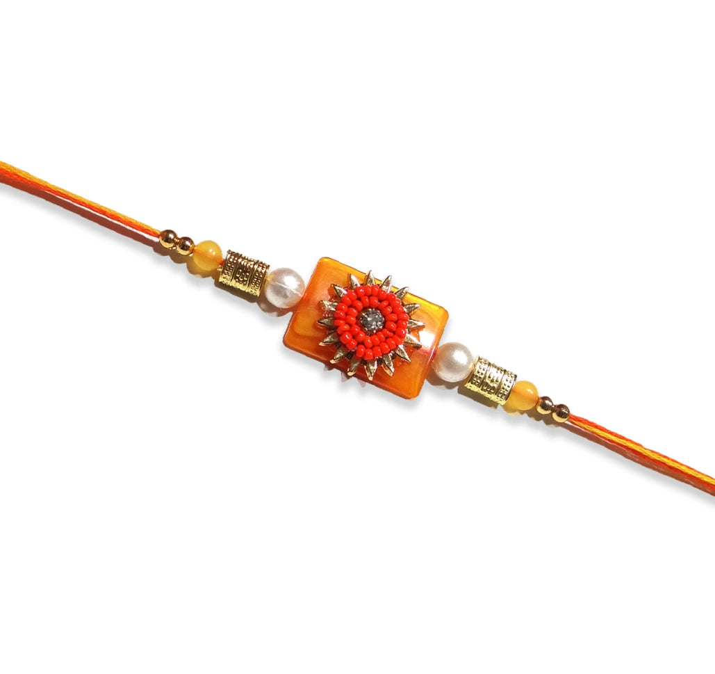 Peacock & Evil Eye Designer Rakhi with Kids Rakhi – Combo Set of 4 for Brothers | Upharkaro-Upharkaro