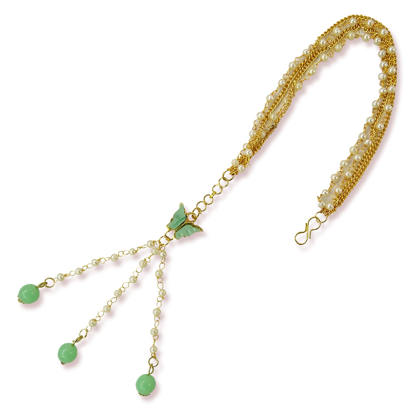 Elegant Pearl Crafted Lumba Rakhi for Bhabhi by Upharkaro – Designer Rakhi for Raksha Bandhan 2025