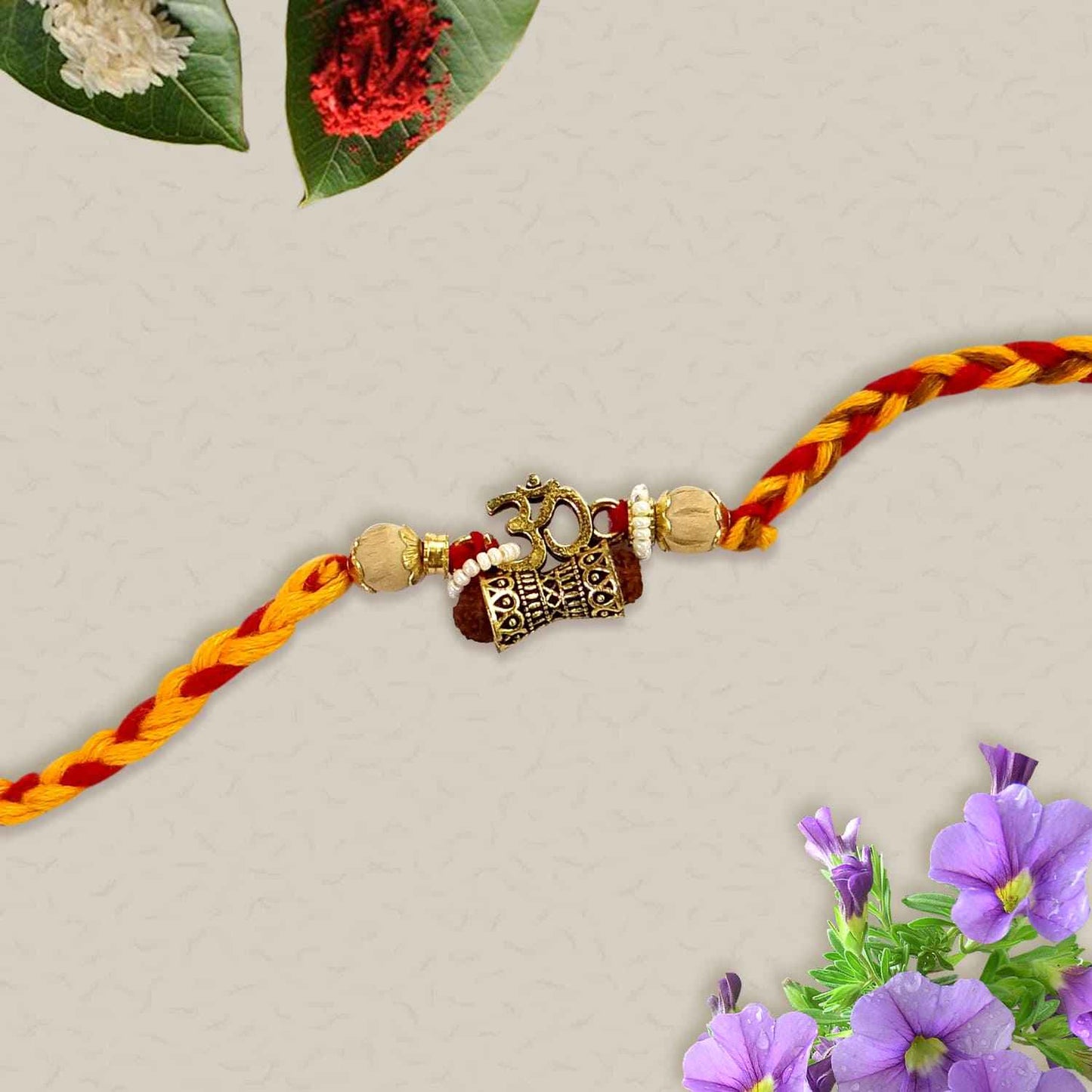 Om Damru Fancy Rakhi By Upharkaro-Upharkaro