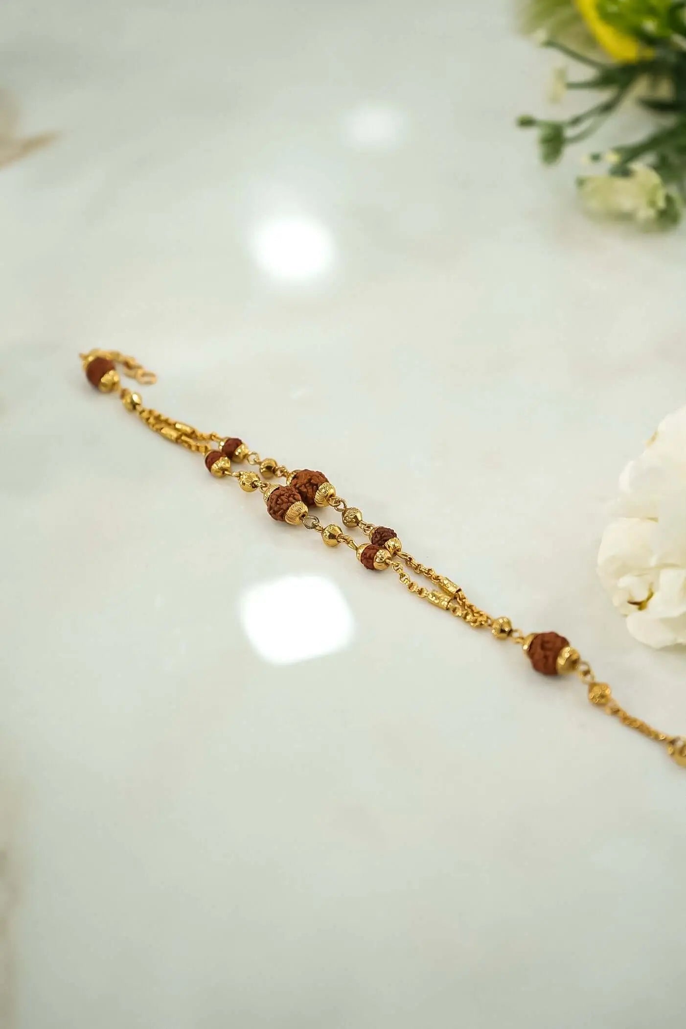 Rudraksha Bracelet Rakhi for Men, Women, and Boys Stylish-Upharkaro