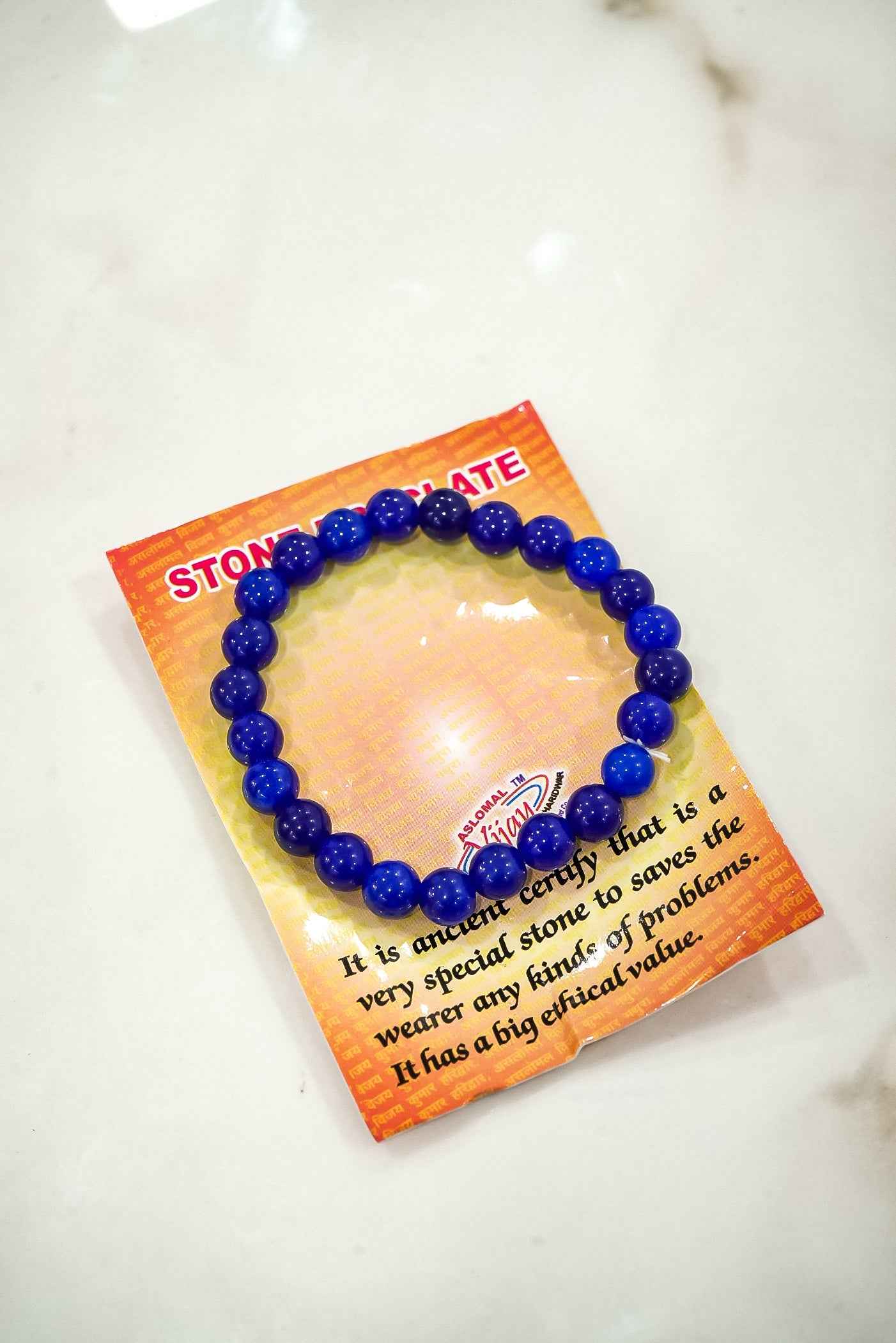 Blue Precious Stones Bracelet-Upharkaro