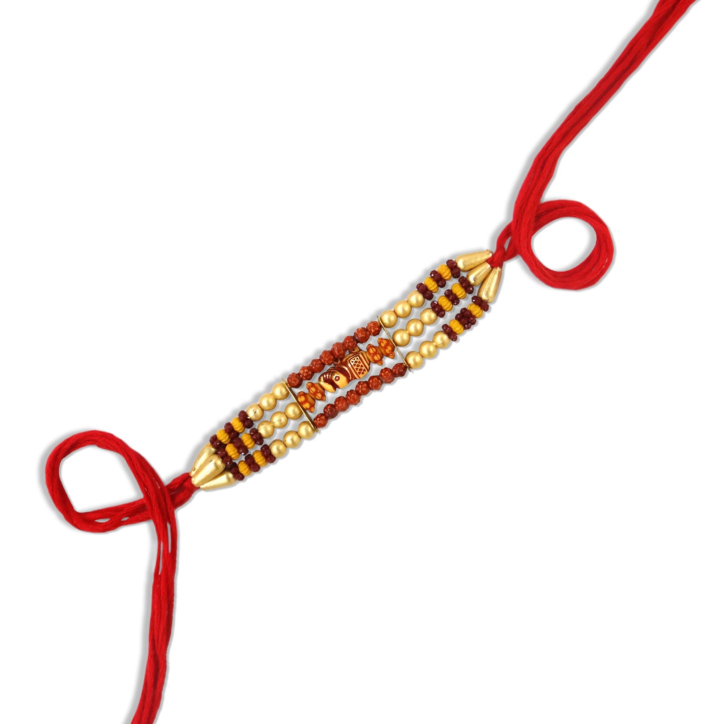 Trendy Bhaiya Rakhi with Designer Thread for Brother – Stylish Raksha Bandhan Rakhi By Upharkaro-Upharkaro