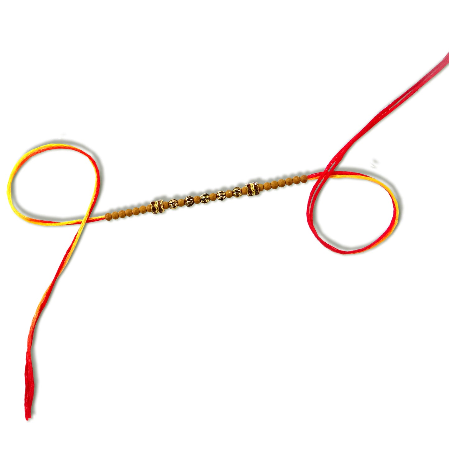 Golden Stone Chandan Rakhi for brother By Upharkaro-Upharkaro