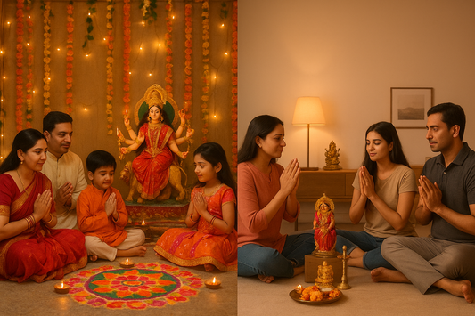 navratri tradisonalor morden ai img