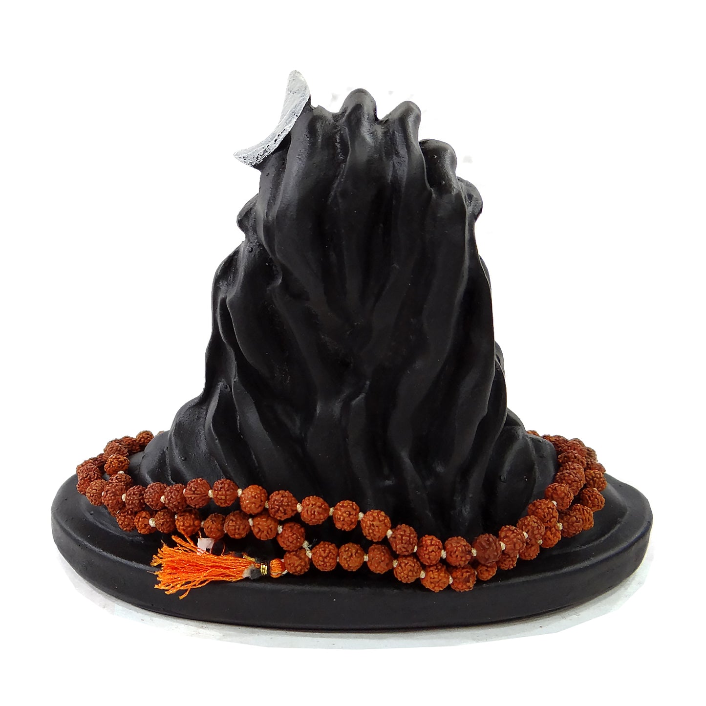 Resin Adiyogi Statue with Rudraksha Mala (Size: 4.5 inch, weight: 380 Gram) By Upharkaro