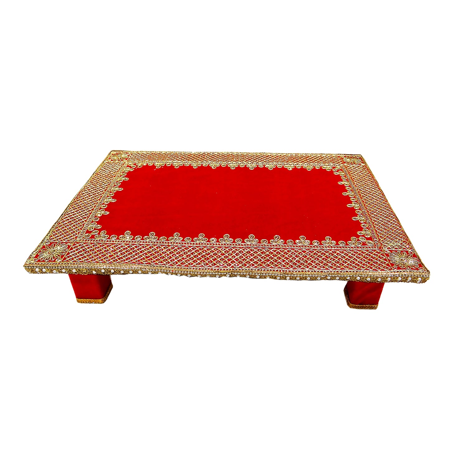 Decorative Wooden Handmade Patla  (16*24 Inche) 2.50 Kg By Upharkaro