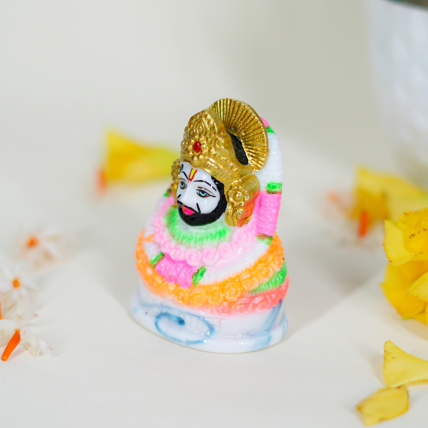 Divine Multicolor Khatu Shyam Ji Idol 3 Inch for Car Dashboard & Home Décor By Upharkaro