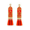 Upharkaro Shubh Labh Hanging for Door & Wall Decor | Lord Ganesha Decorative Latkan with Tassels for Diwali, Pooja & Festive Home Decor