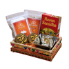 Upharkaro Complete Hawan Kit for Home & Temple | Hawan Kund, Hawan Samagri, Samidha, Long Cotton Wicks, Om Cow Dung & Decorative Swastik Diya | Puja & Yagya Essentials Gift Set