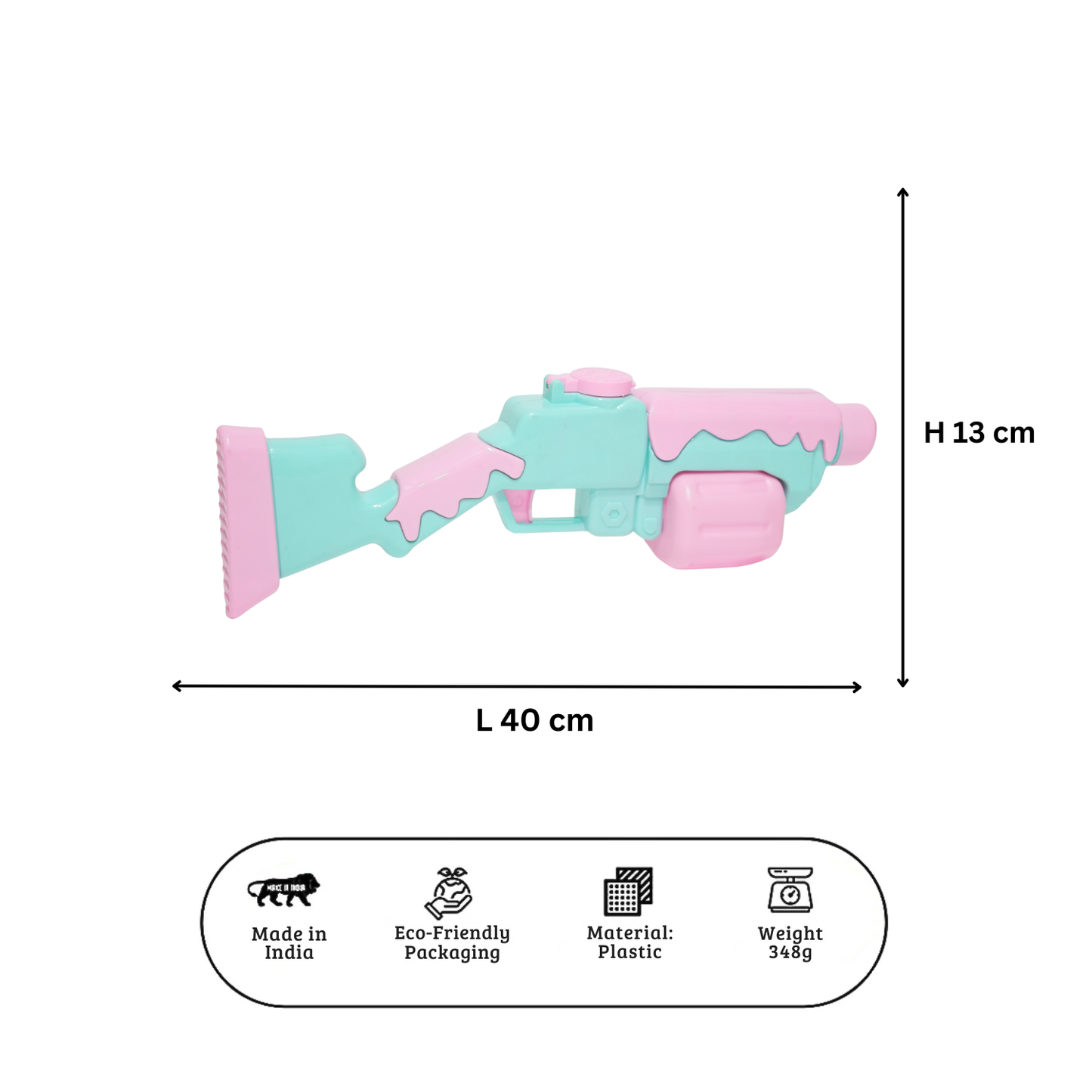 Upharkaro Electronic Mini Holi Pichkari Paint Gun Battery Operated Automatic Paint Shooter Rechargeable Electric Holi Toy