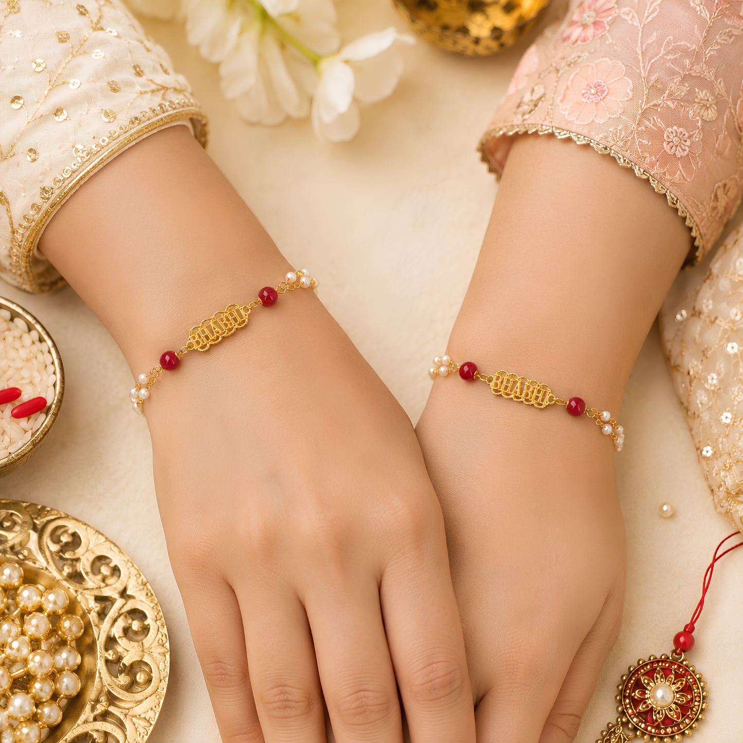 Bracelet Bhabhi Fancy Rakhi  By Upharkaro