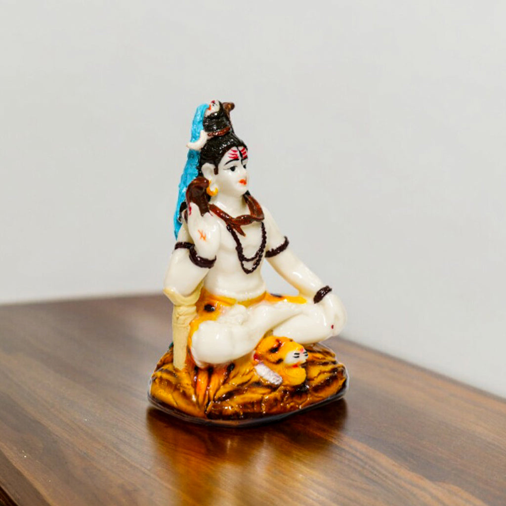 Lord Shiv Idol Glossy Resin Finish