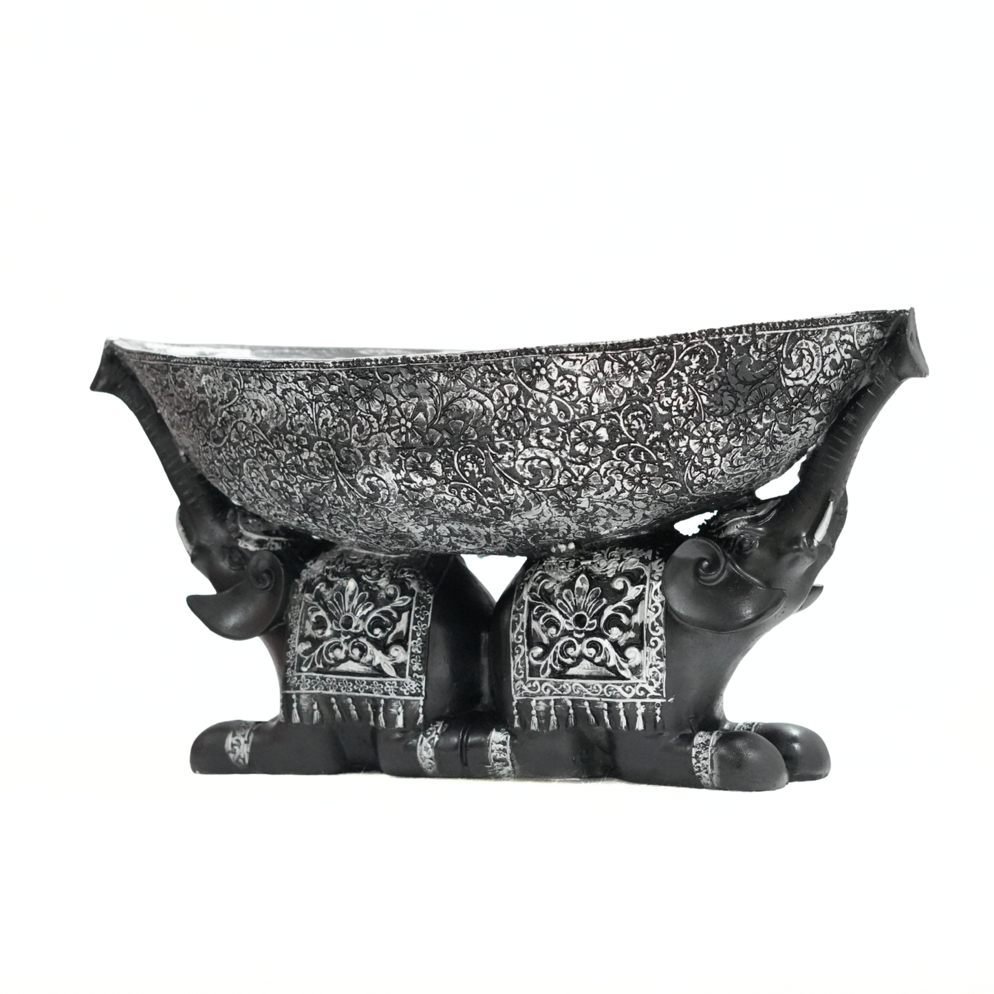 Upharkaro Royal Elephant Bird Bath Bowl | Decorative Water Feeder for Garden, Balcony & Home Decor By Upharkaro