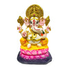 UPHARKARO Lord Ganesha Idol (5 inch) for Home Decor – Beautiful Resin Ganpati Murti for Car Dashboard, Temple, Office & Gift – Handcrafted Decorative Statue (Multicolor)