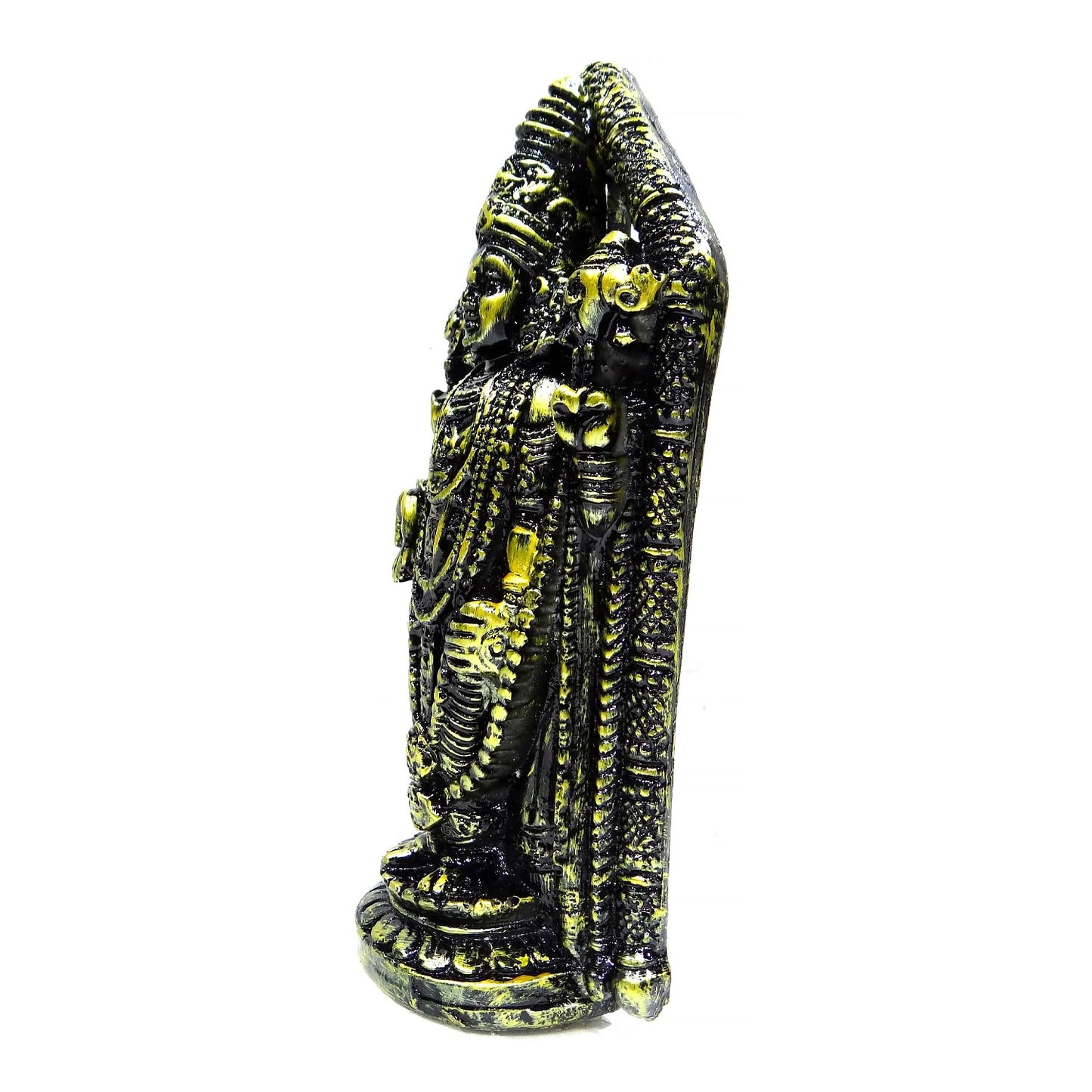 Upharkaro Lord Tirupati Balaji Idol (8 inch)– Exquisite Handcrafted Spiritual Idol for Home Decor and Pooja Room Resin Sculpture
