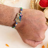 Premium Peacock Designer Rakhi with Green & Blue Beads for Brother | Elegant Mayur Rakhi By Upharkaro