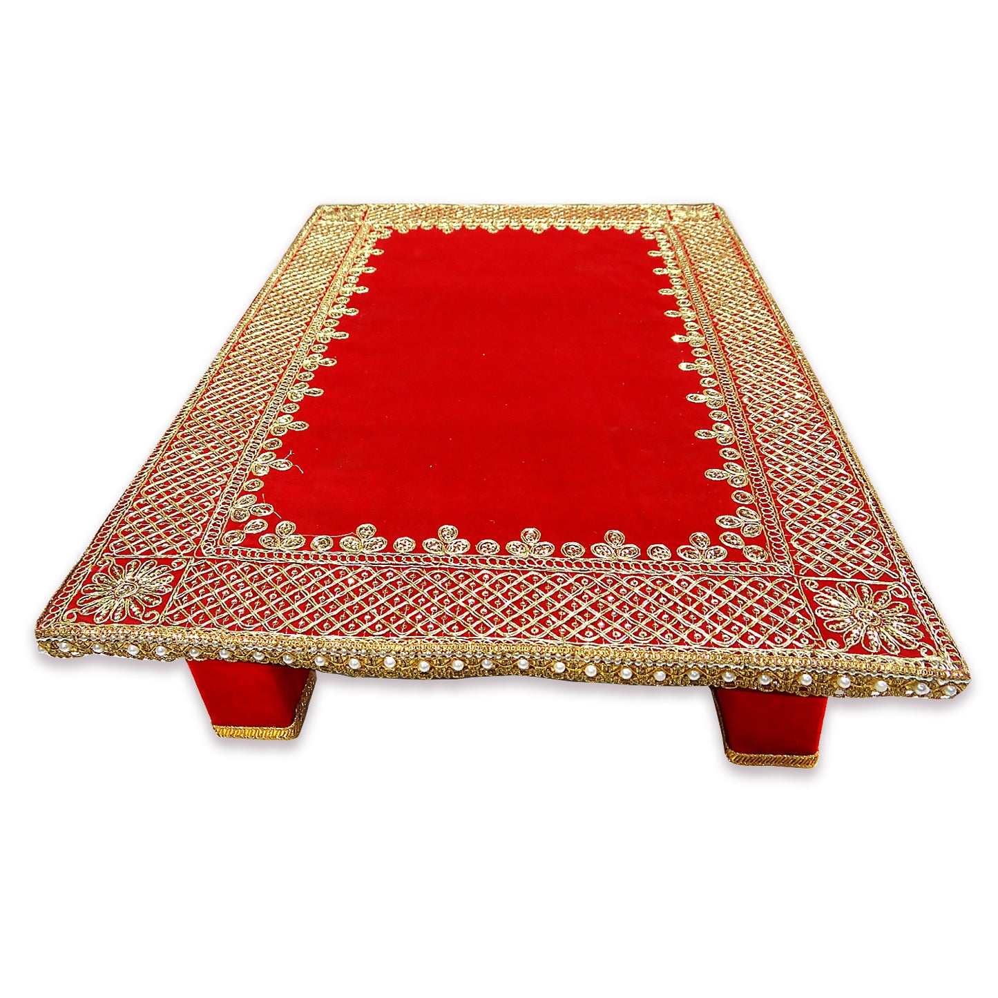 Decorative Wooden Handmade Patla  (16*24 Inche) 2.50 Kg By Upharkaro