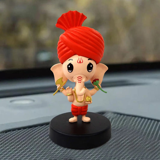 Bobble Head Pagdi Ganesha By Upharkaro Upharkaro