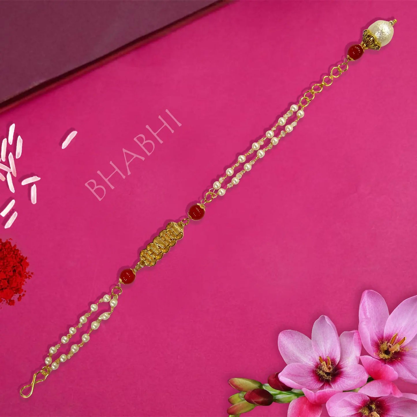 Bracelet Bhabhi Fancy Rakhi  By Upharkaro-Upharkaro