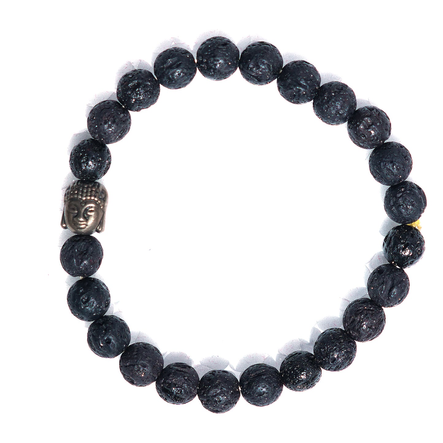 Upharkaro Natural Lava Stone Crystal Healing Bracelet for Men & Women | Premium Stretchable Beaded Spiritual Bracelet for Yoga, Meditation, Daily Wear & Fashion Styling