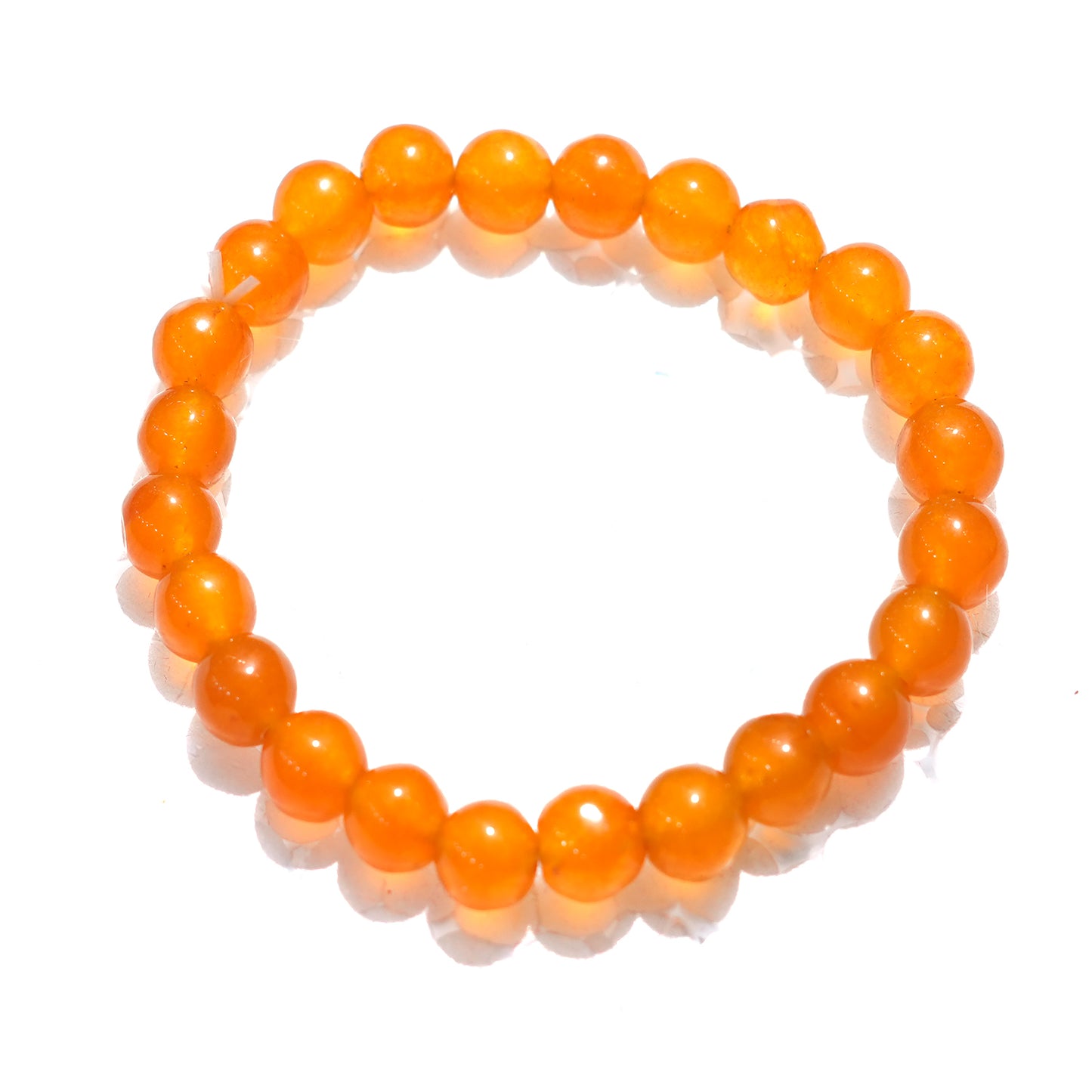 Upharkaro Yellow Crystal Stone Bracelet for Men & Women | Healing Beaded Bracelet