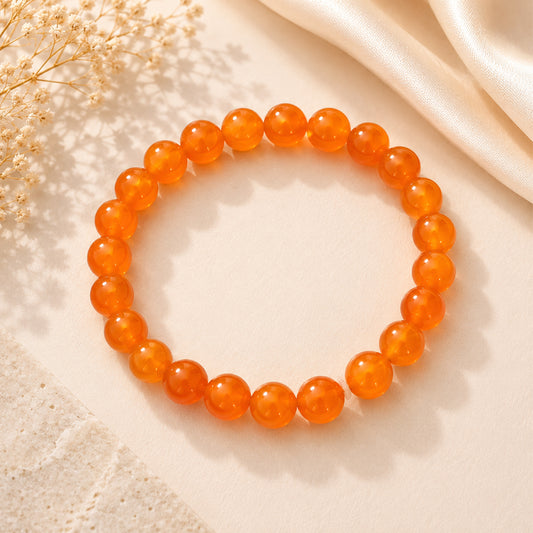 Upharkaro Yellow Crystal Stone Bracelet for Men & Women | Healing Beaded Bracelet
