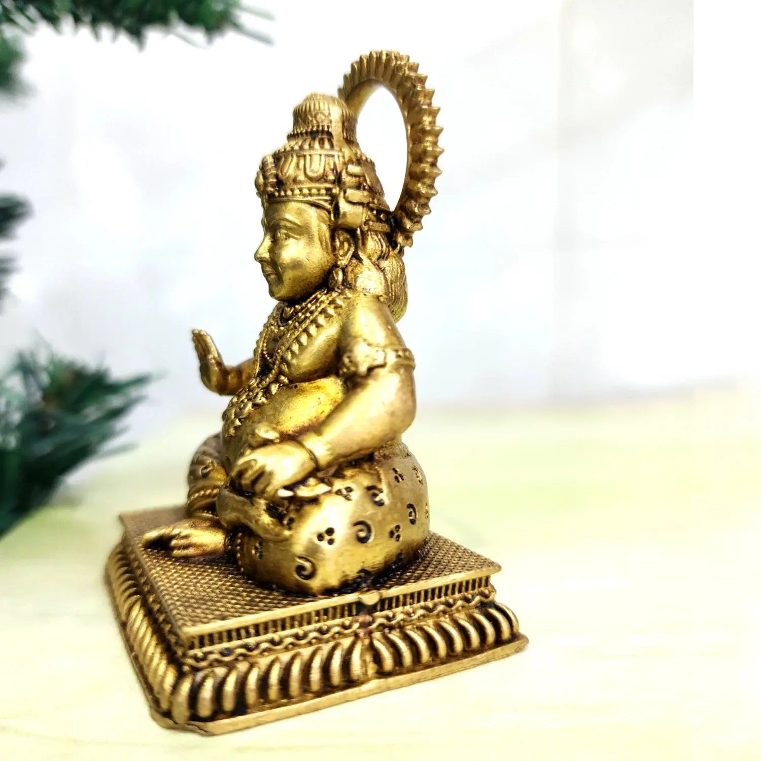 Brass Kuber Idol for Wealth & Prosperity – 30% OFF | Decorative Lord Kuber Statue by Upharkaro-Upharkaro