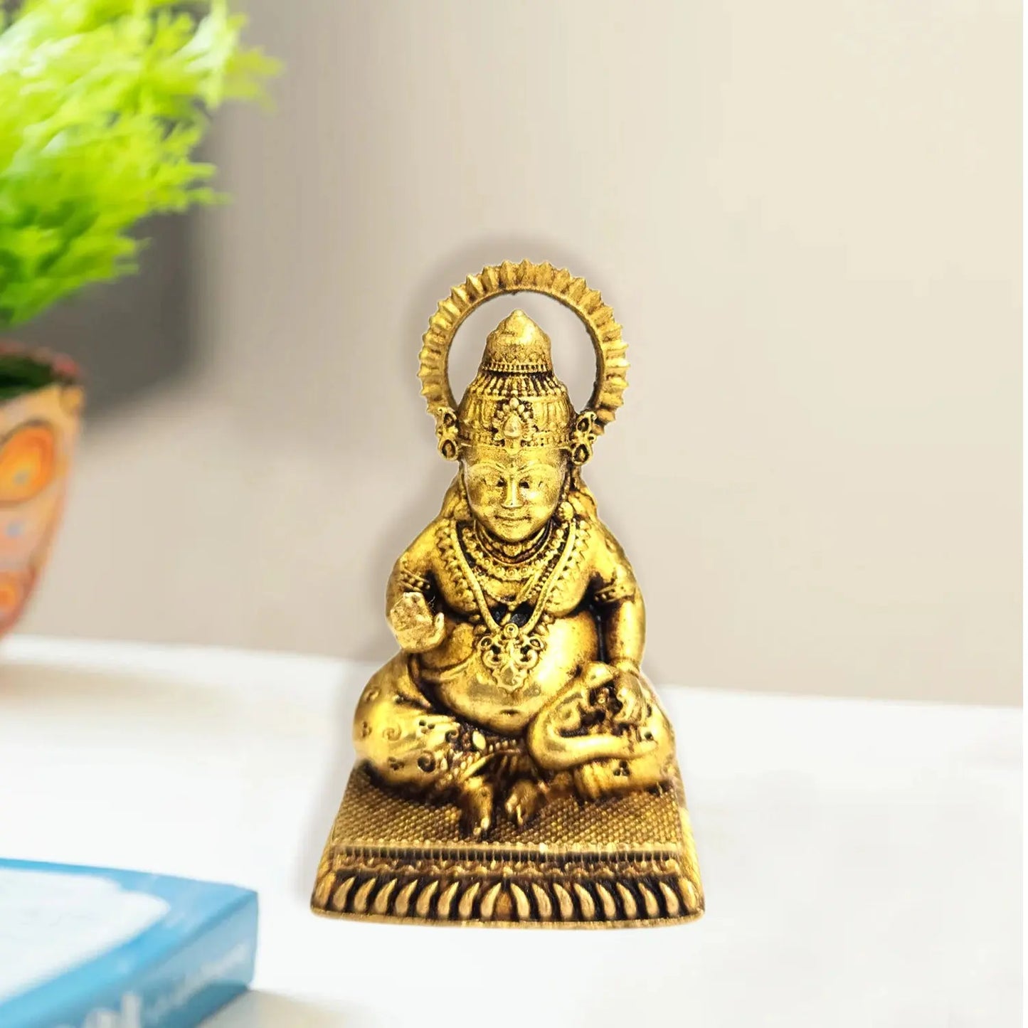 Brass Kuber Idol for Wealth & Prosperity – 45% OFF | Decorative Lord Kuber Statue by Upharkaro-Upharkaro