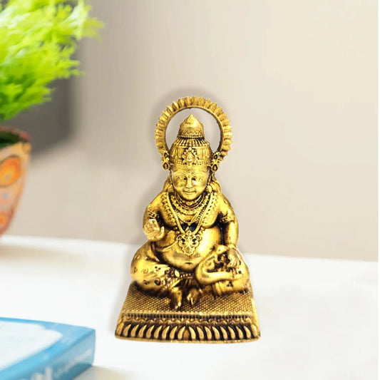 Brass Kuber Idol for Wealth & Prosperity – 45% OFF | Decorative Lord Kuber Statue by Upharkaro-Upharkaro