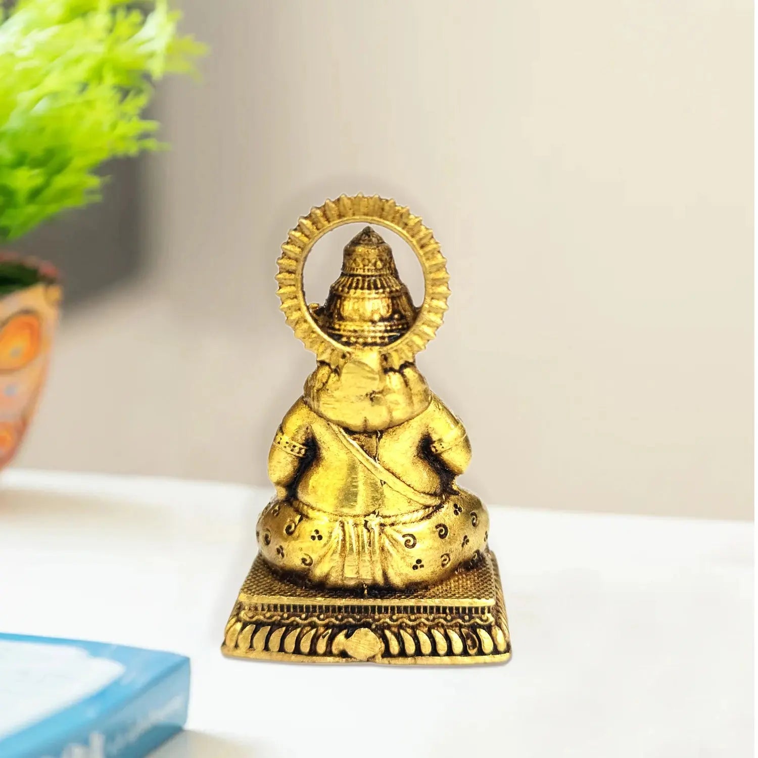 Brass Kuber Idol for Wealth & Prosperity – 45% OFF | Decorative Lord Kuber Statue by Upharkaro-Upharkaro
