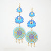 Buy Handcrafted Evil Eye Lotus Door Hanging Latkan (2 pc) – Blue Nazar Protection for Home, Office & Festive Decor by Upharkaro