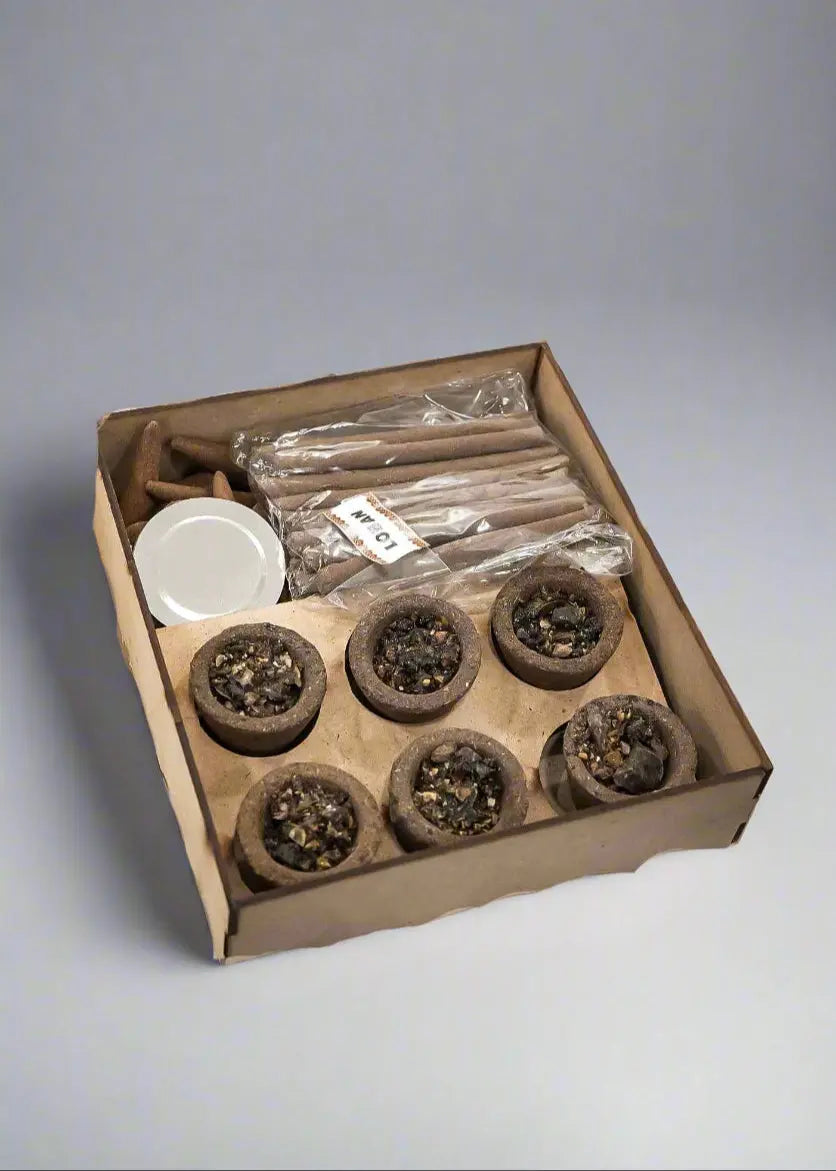 Cow Dung (Gobar) Herbal Dhoop Sticks & Loban – 100% Natural Puja Fragrance-Upharkaro