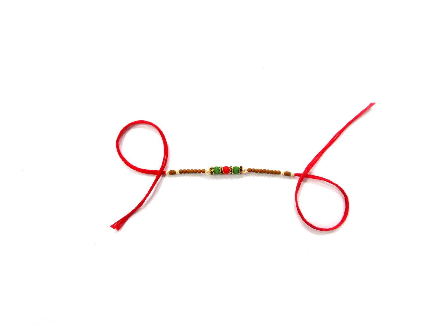 Rakshabandhan Rakhi for Brother | Designer Multi-Colour Pearl for Bhai/Bhaiya | Traditional Festive Thread Gift for Raksha Bandhan Celebration
