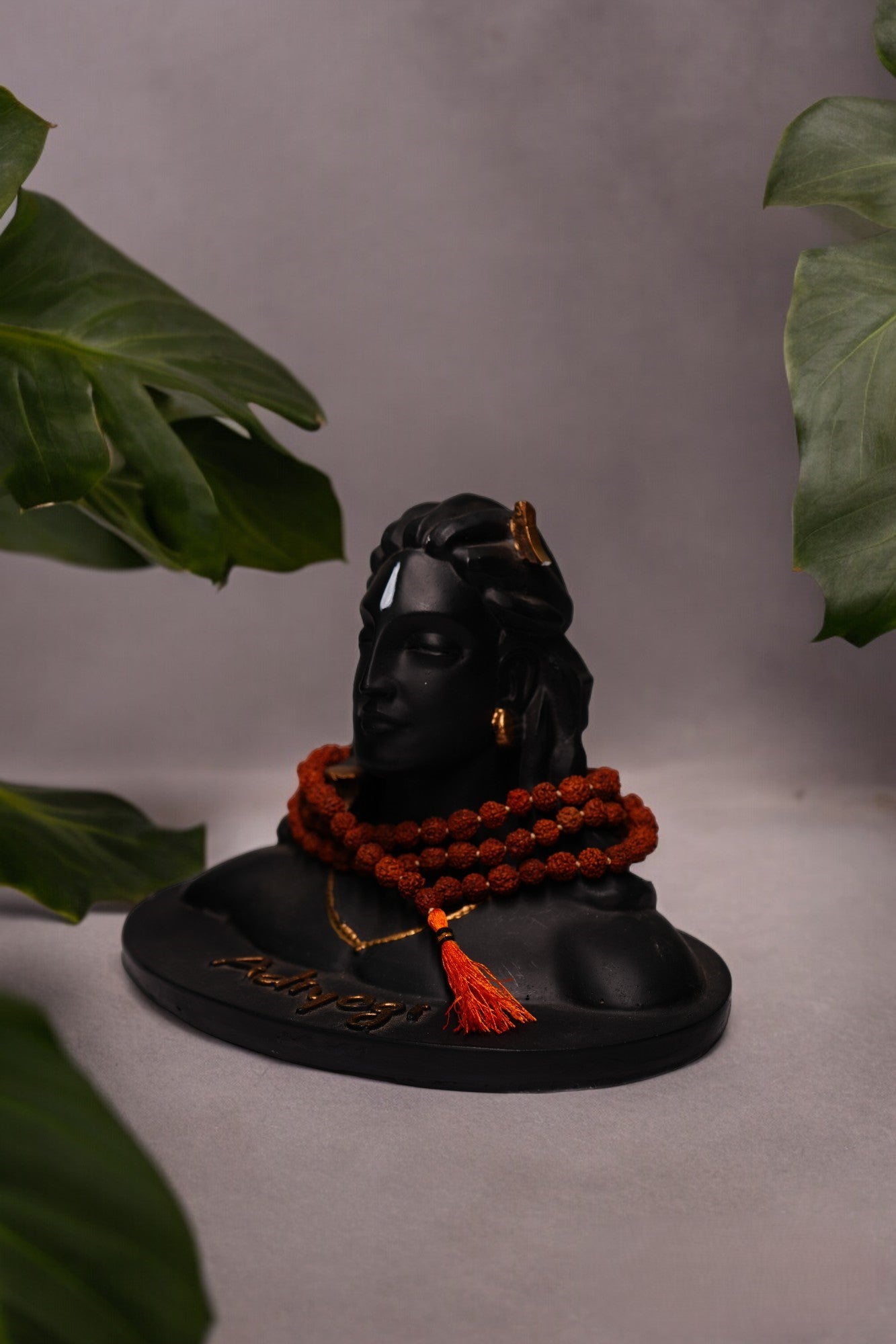 Adiyogi with Rudraksha Mala Statue By Upharkaro