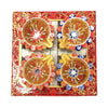Decorative Clay Fancy Diyas Set of 4 – Multicolor, Handcrafted & Eco-Friendly | 25% OFF