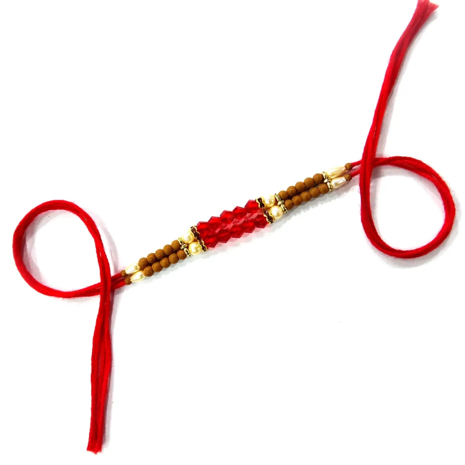 Designer Rakhi for Brother – Rudraksha & Evil Eye Rakhi for Protection, Positivity & Style | Best Rakhi for Brother Online 2024 | Upharkaro-Upharkaro