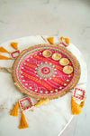 Ethnic Decorative Thali for Diwali, Weddings, and Religious Ceremonies