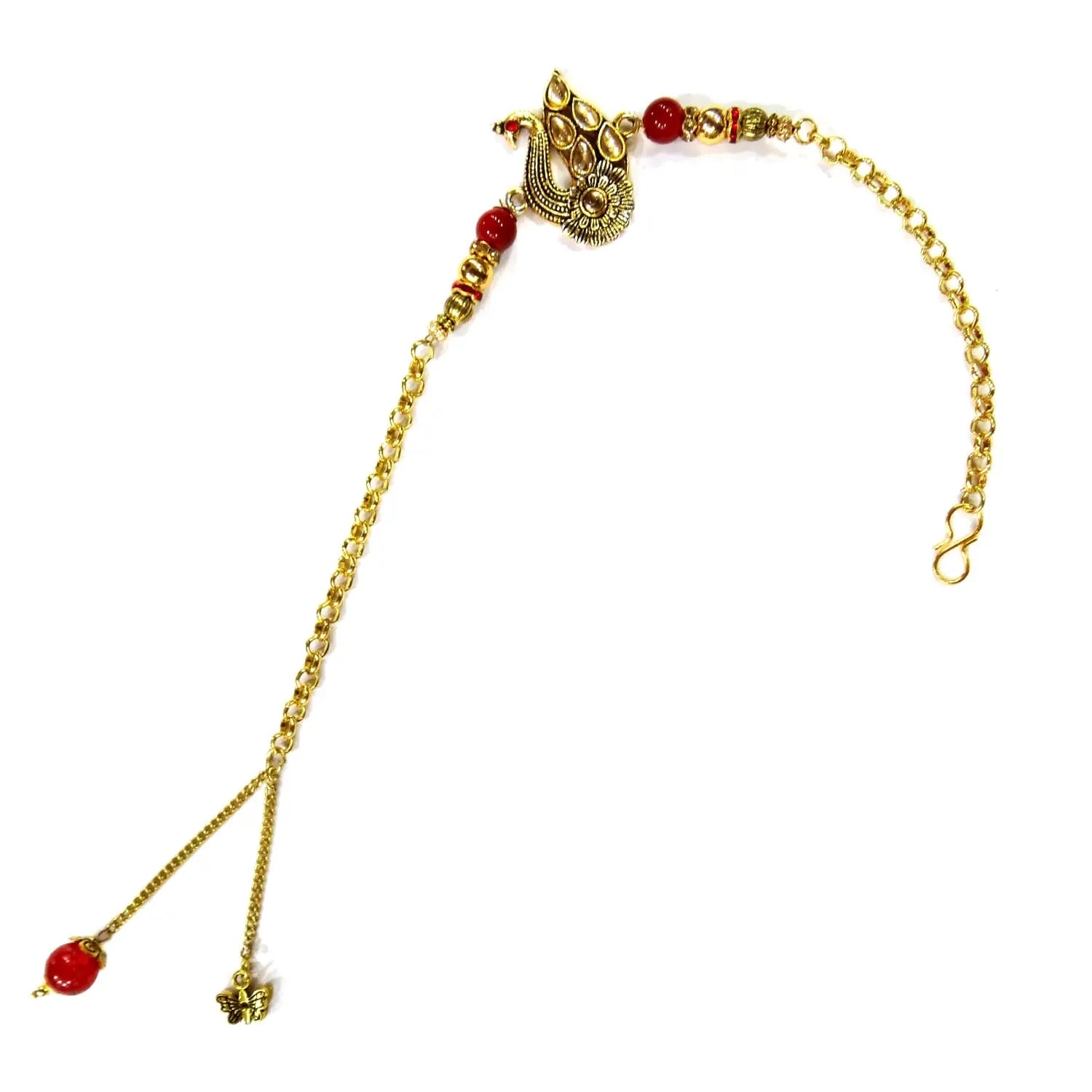 Exclusive Peacock Bracelet Rakhi by Upharkaro – Designer Rakhi for Brother & Bhabhi | Raksha Bandhan Gift Combo 2025-Upharkaro