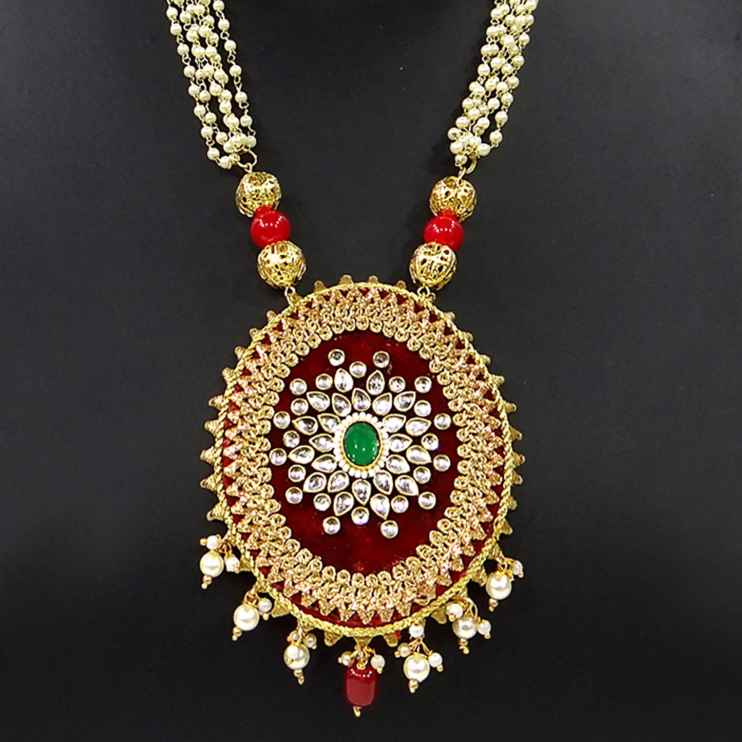 Gota Patti Rani Haar Set