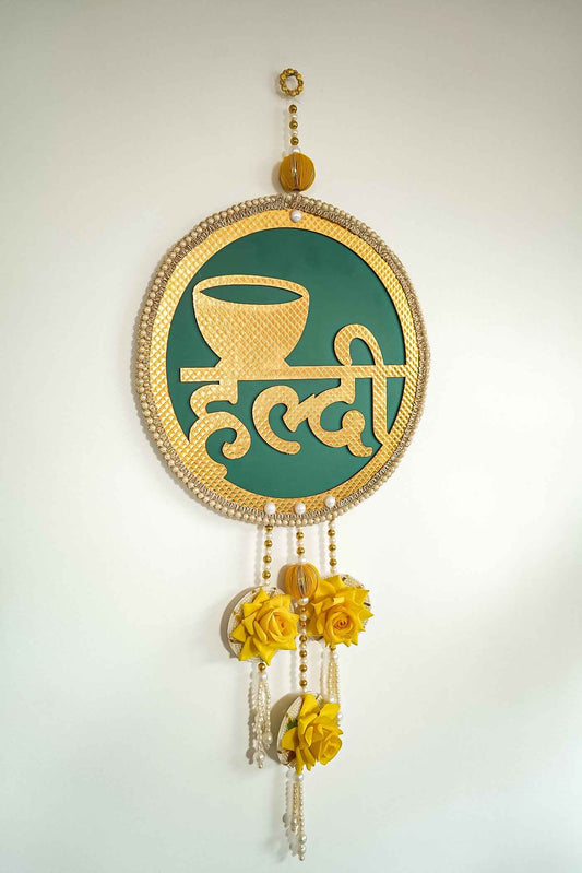 Wedding Decoration Round Haldi Hanging-Upharkaro