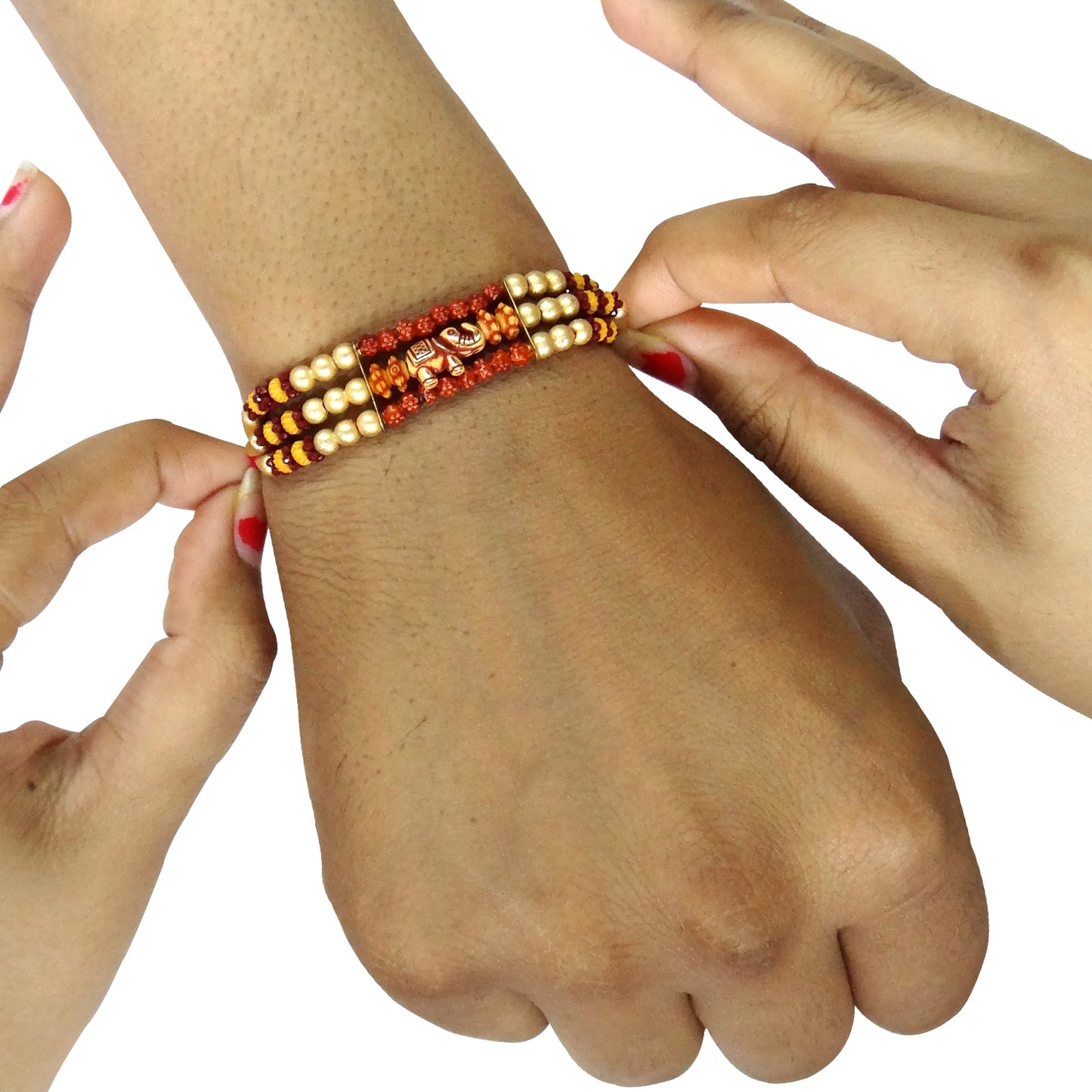 Trendy Bracelet Style Dora Rakhi for Brother – Designer Bhaiya Rakhi Thread by Upharkaro