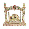 Handcrafted Wooden Bal Gopal Jhula with Meenakari – Beautiful Krishna Swing for Pooja Room, Mandir & Baby Krishna Idol – Now 17% OFF | By Upharkaro