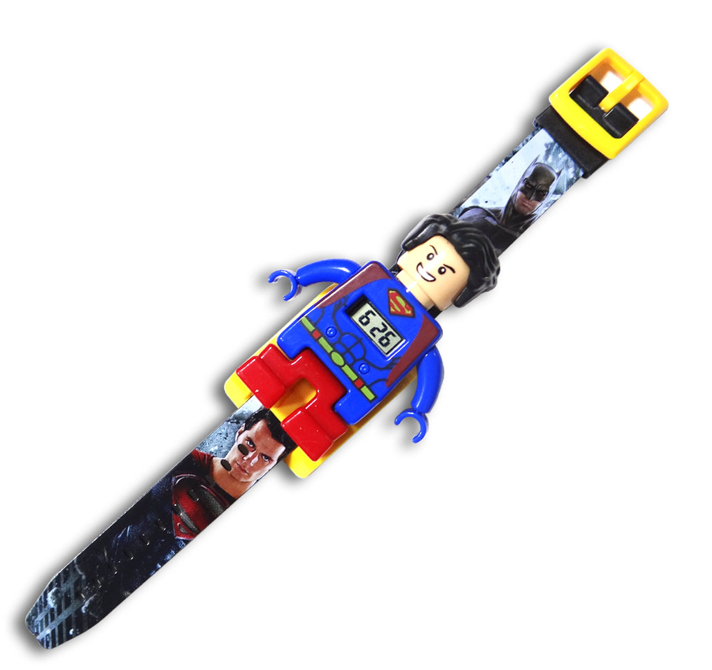 Superman Kids Rakhi Watch for Boys | Superhero Digital Toy Wrist Rakhi | Cartoon Character Rakhi Gift for Raksha Bandhan By Upharkaro