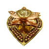 Lotus Patte shaped Brass Akhand Diya By Upharkaro