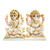 Marble Dust Divine Laxmi Ganesh Idol Set (6 Inch) By Upharkaro