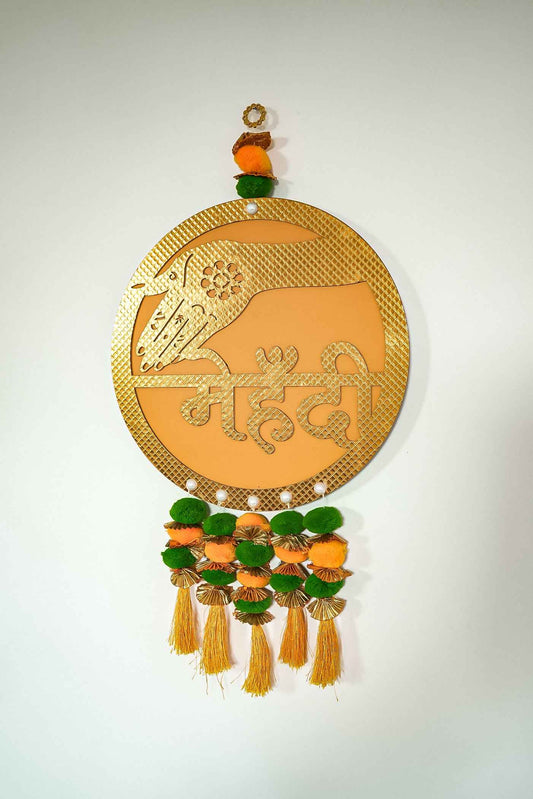 Wedding Decoration Round Mehndi Hanging-Upharkaro