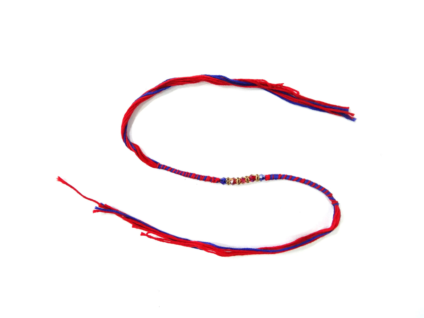 Multi Stone   Dora Rakhi By Upharkaro-Upharkaro