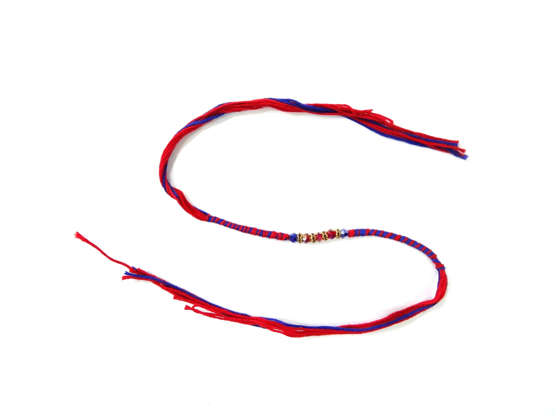 Multi Stone   Dora Rakhi By Upharkaro-Upharkaro